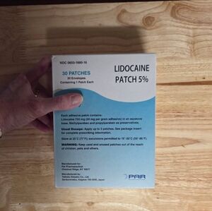 Flower Purse Lidocaine Patches 5% 30ct